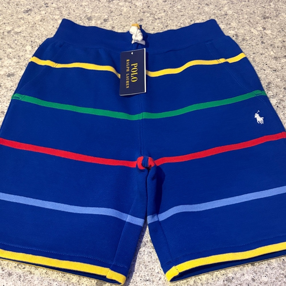 Polo by Ralph Lauren kids Multicolor Striped Athletic Shorts